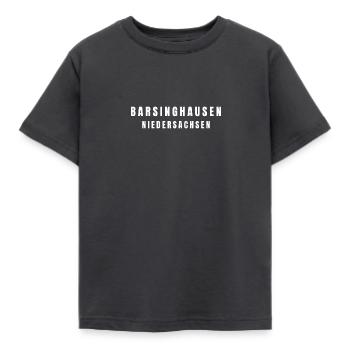 Barsinghausen Niedersachsen - Kinder T-Shirt - Dunkelgrau - Vorne - AI Model Kid Female (0cm)