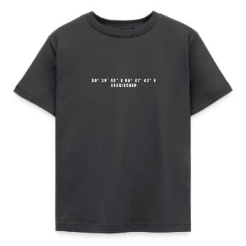 Euskirchen Nordrhein-Westfalen Koordinaten - Kinder T-Shirt - Dunkelgrau - Vorne - AI Model Kid Female (0cm)