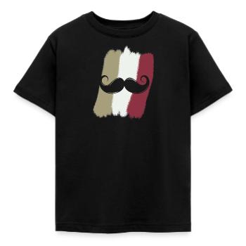 Barbe Sir Poils du visage - T-shirt Enfant - noir - Devant - AI Model Kid Female (0cm)