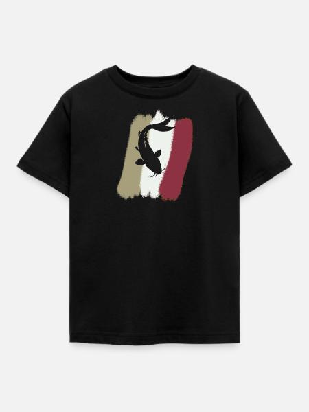 Koi - Kinder T-Shirt - Schwarz