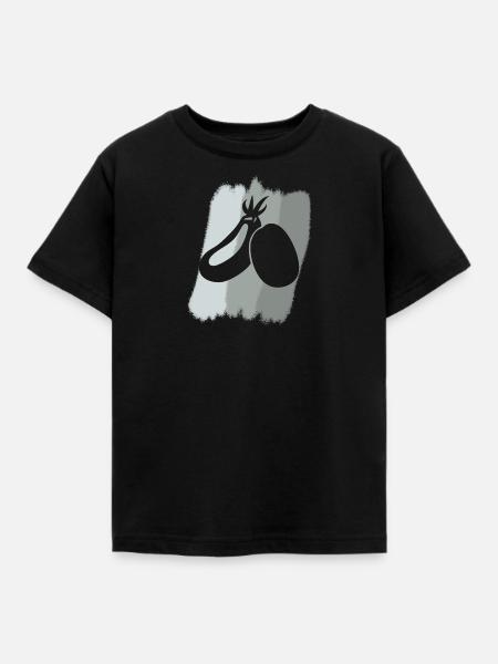 Vegan Bio Pflanzlich - Kinder T-Shirt - Schwarz