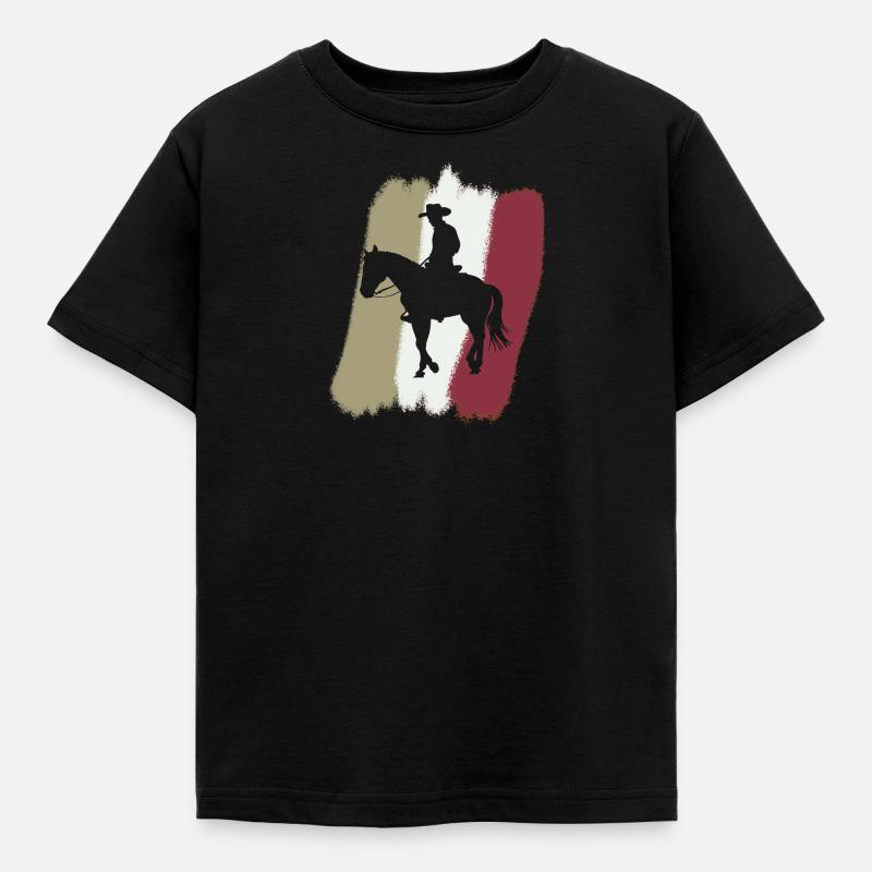 Sceriffo cowboy - Maglietta per bambini - nero