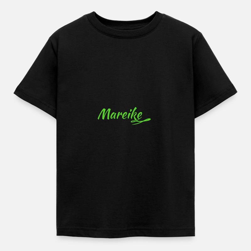 Name Mareike - Kinder T-Shirt - Schwarz