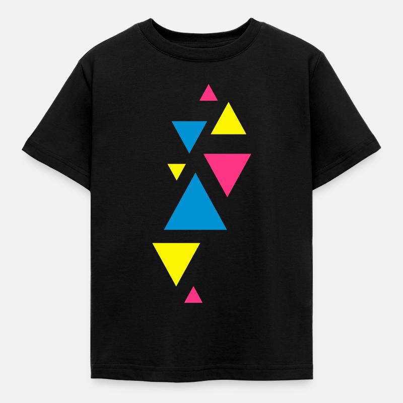 three eckedesign forms hipster - Kids' T-Shirt - black