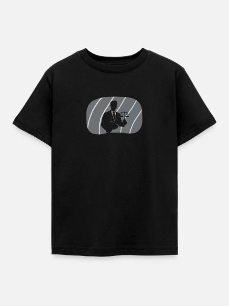 Gericht Versicherung - Kinder T-Shirt - Schwarz