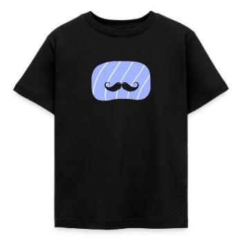 Barbe, moustache, ours - T-shirt Enfant - noir - Devant - AI Model Kid Female (0cm)