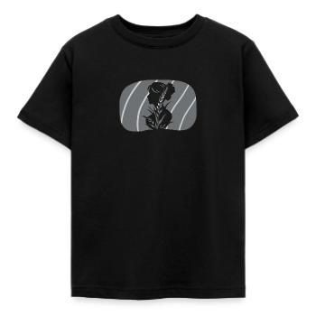 Vegan Fleisch Speise - Kinder T-Shirt - Schwarz - Vorne - AI Model Kid Female (0cm)