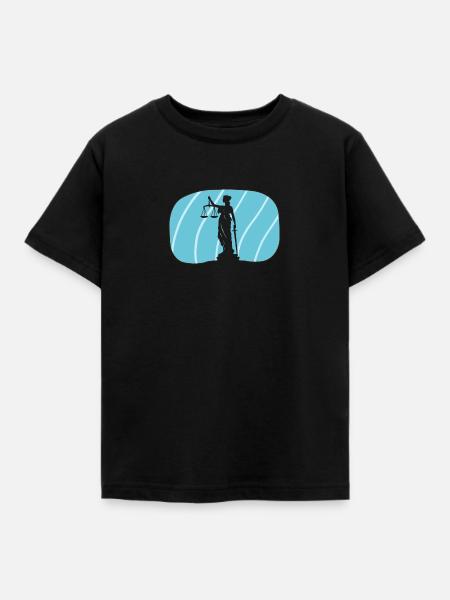 Anwalt Recht Behandlung - Kinder T-Shirt - Schwarz