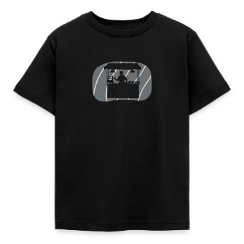 Food trucks fast food - Kids' T-Shirt - black - Front - AI Model Kid Female (0cm)