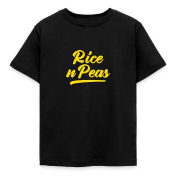 Riz n Pois - T-shirt Enfant - noir - Devant - AI Model Kid Female (0cm)