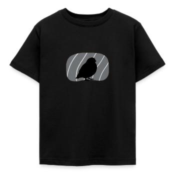 Oiseau, Ailes, Observation Des Oiseaux - T-shirt Enfant - noir - Devant - AI Model Kid Female (0cm)