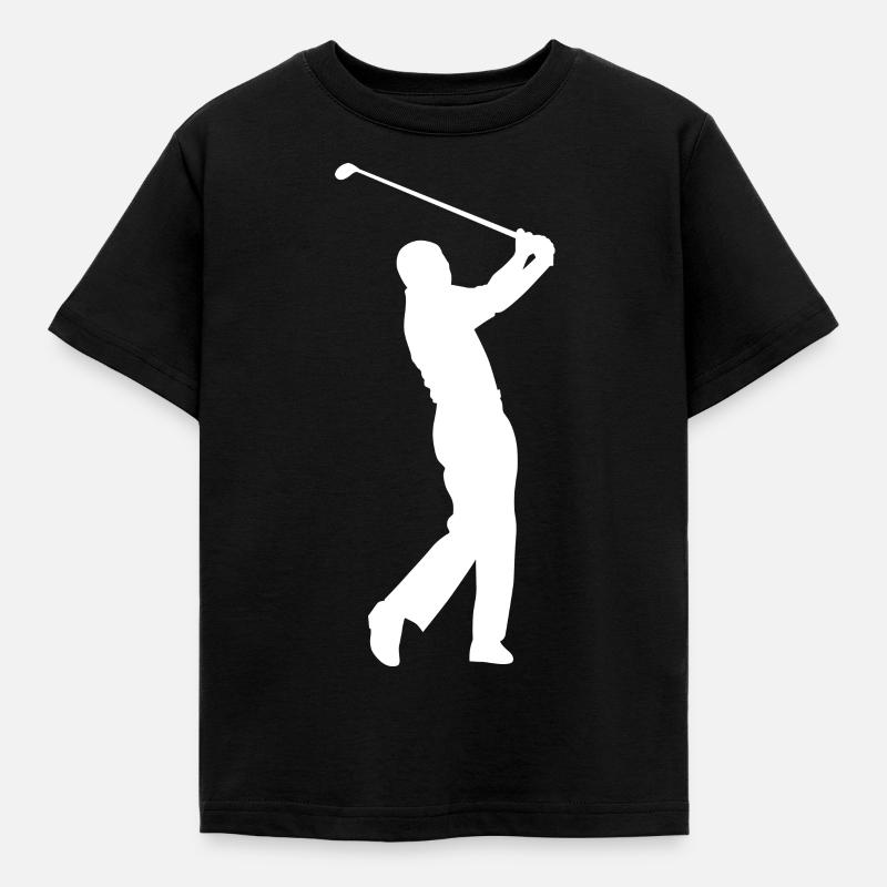 Golf Golfer Golfer Golf Course - Kids' T-Shirt - black