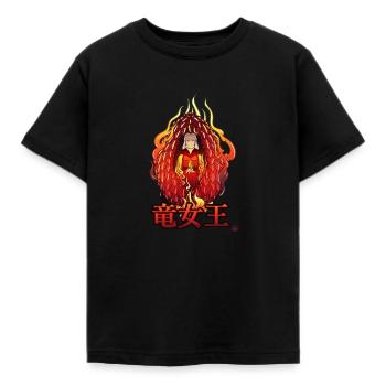 Königin der Drachen - Kinder T-Shirt - Schwarz - Vorne - AI Model Kid Female (0cm)