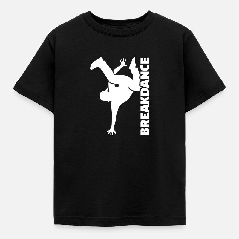Breakdance - Kinder T-Shirt - Schwarz
