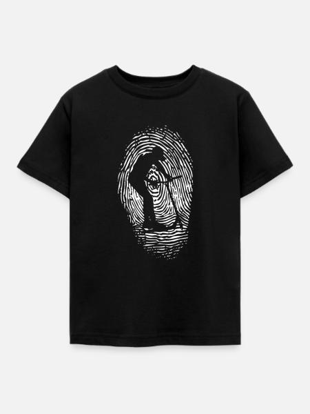 Freestyle-Roller - Kinder T-Shirt - Schwarz