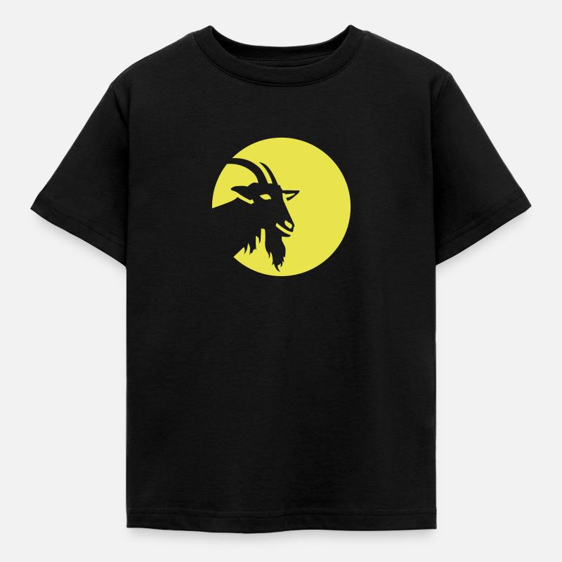 Chèvre - T-shirt Enfant - noir