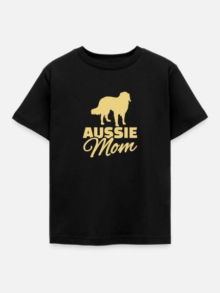 Aussie - Kinder T-Shirt - Schwarz