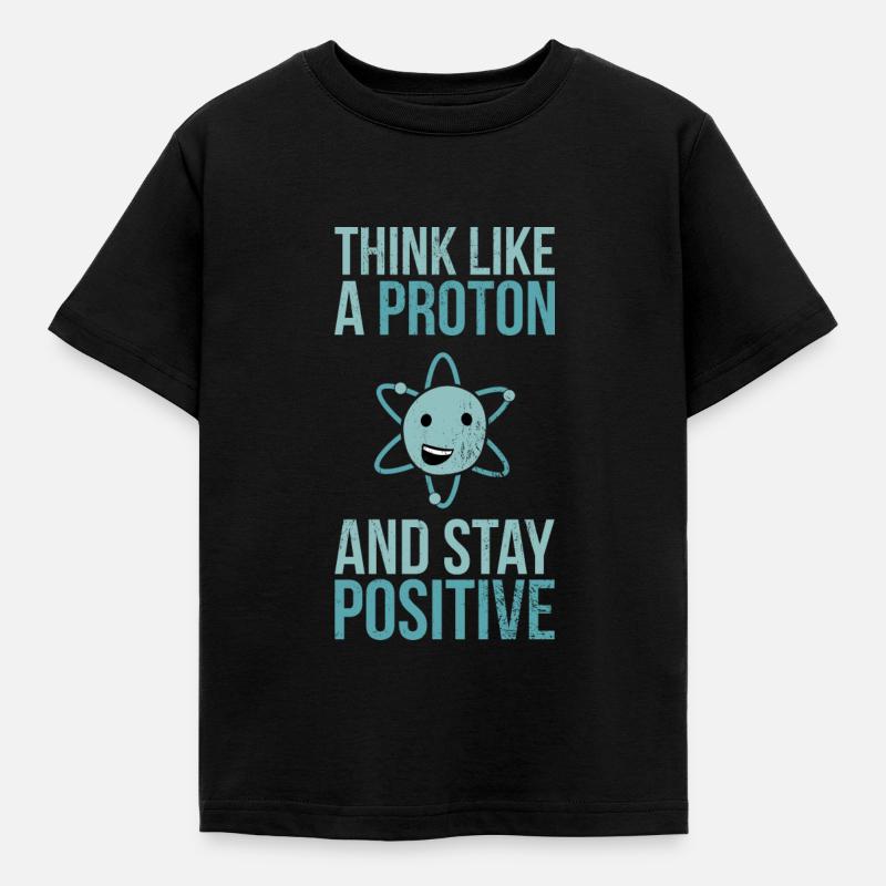 Penser comme Proton - la science - T-shirt Enfant - noir