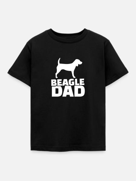 Beagle - Kinder T-Shirt - Schwarz
