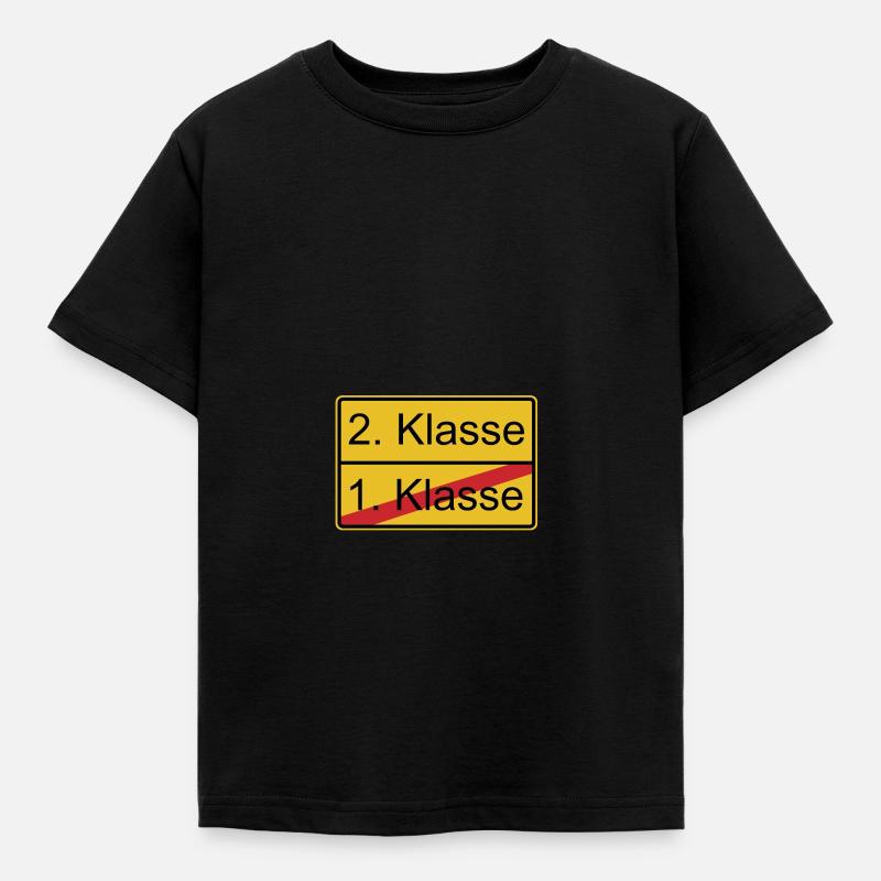 2. Klasse nicht 1. Klasse - Kinder T-Shirt - Schwarz