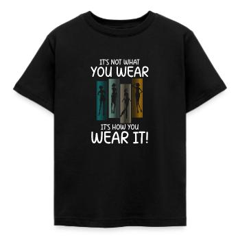 Fashion Lovers Individual Lifestyle Trendsetters - Kids' T-Shirt - black - Front - AI Model Kid Female (0cm)