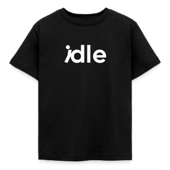 Oisif - T-shirt Enfant - noir - Devant - AI Model Kid Female (0cm)