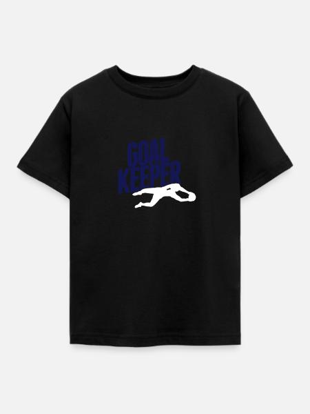 goalkeeper - Kinder T-Shirt - Schwarz