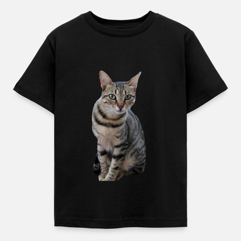 Katze Katzen Kätzchen Geschenkidee Weihnachten - Kinder T-Shirt - Schwarz