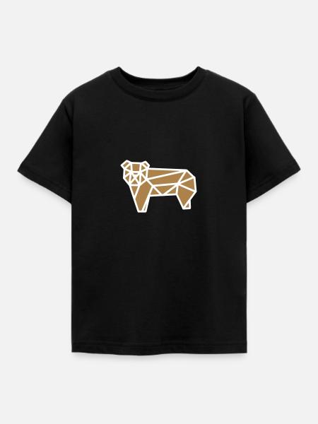 PFUI - Kinder T-Shirt - Schwarz