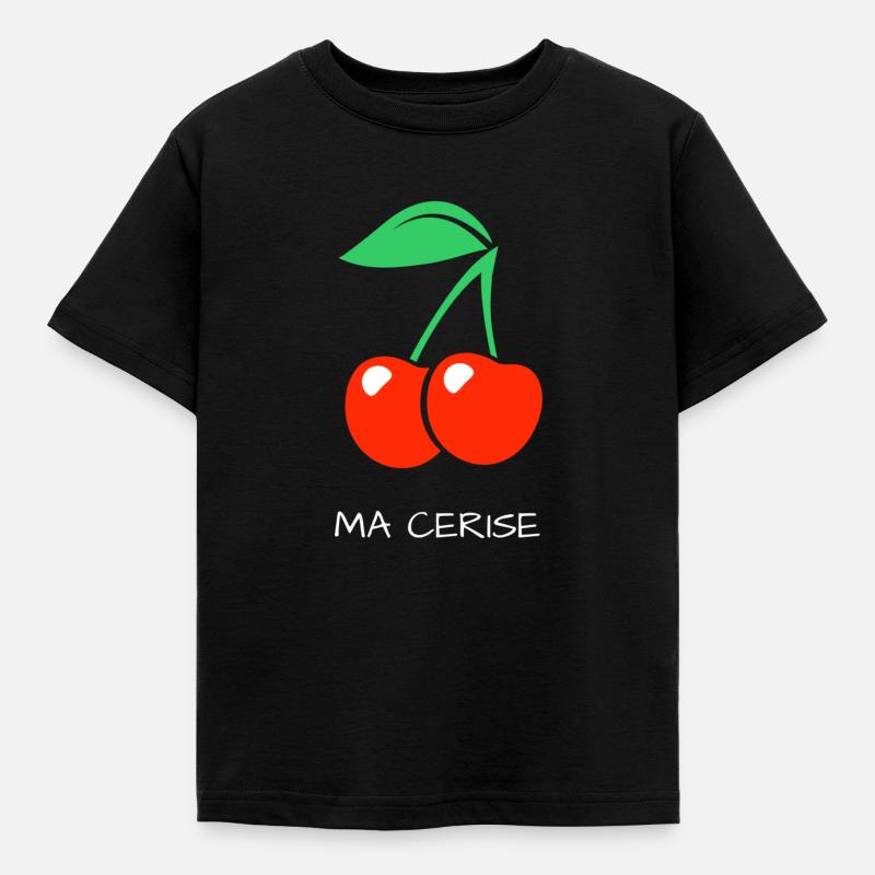 MY CHERRY - Kids' T-Shirt - black