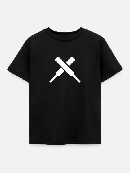 Cricket - Kinder T-Shirt - Schwarz