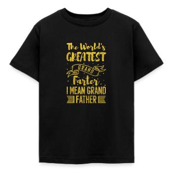 Grandparents Parents Pregnant - Kids' T-Shirt - black - Front - AI Model Kid Female (0cm)