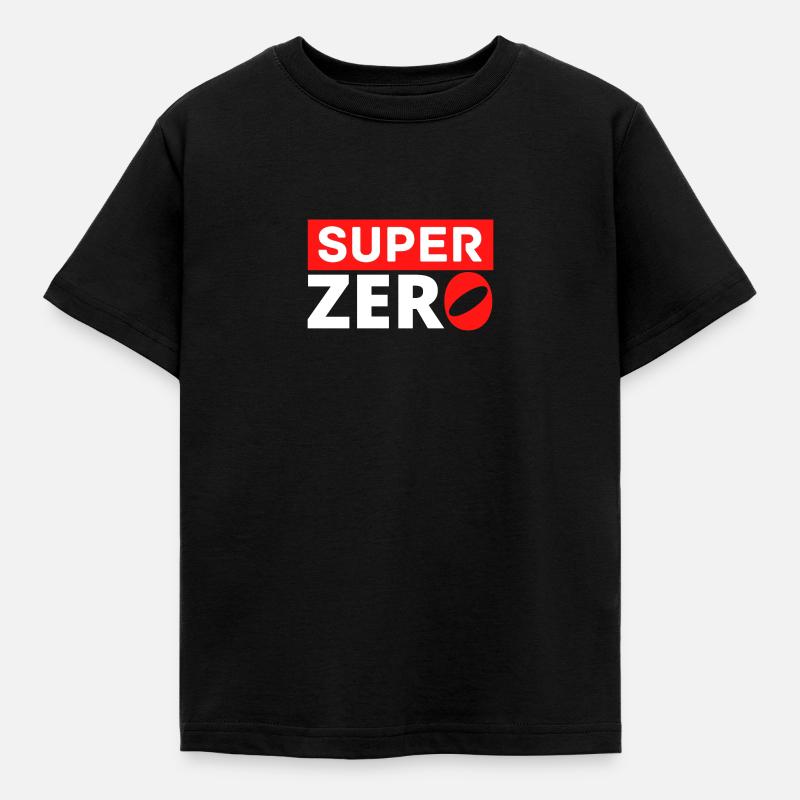 Super Zero - Kids' T-Shirt - black