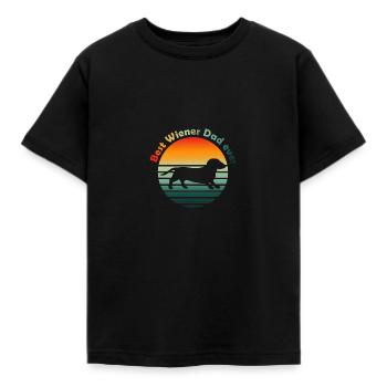 Le meilleur papa viennois de tous les temps - T-shirt Enfant - noir - Devant - AI Model Kid Female (0cm)