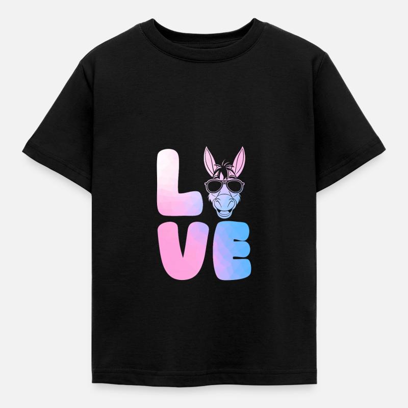 Âne - T-shirt Enfant - noir