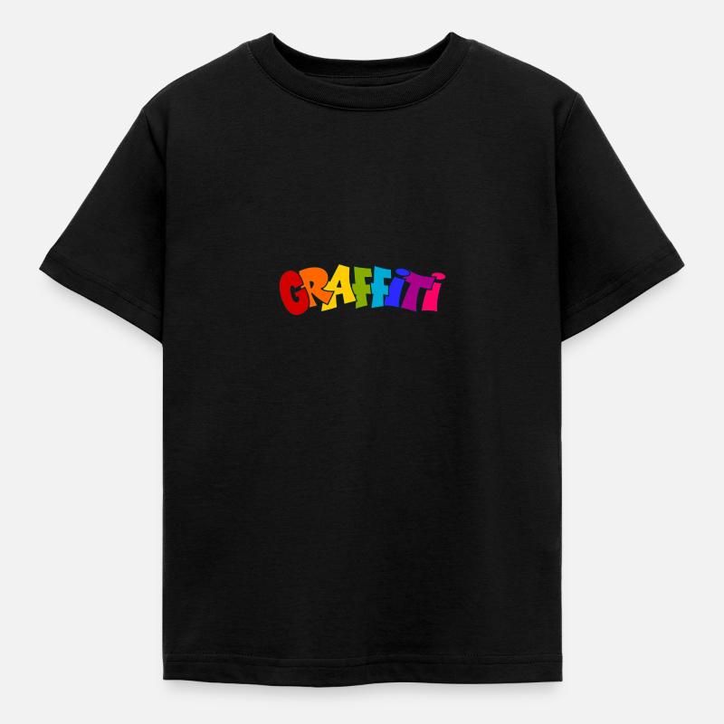 Graffiti - Kids' T-Shirt - black