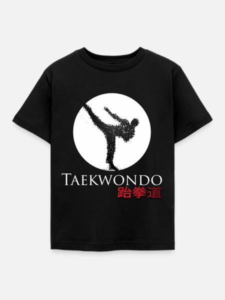 Taek Wondo - Kinder T-Shirt - Schwarz