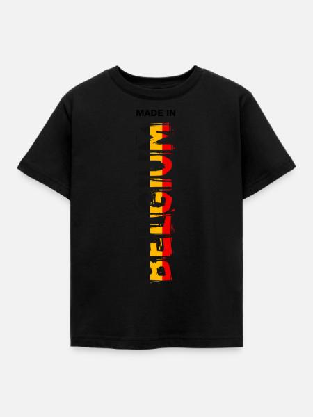 Belgien - Kinder T-Shirt - Schwarz
