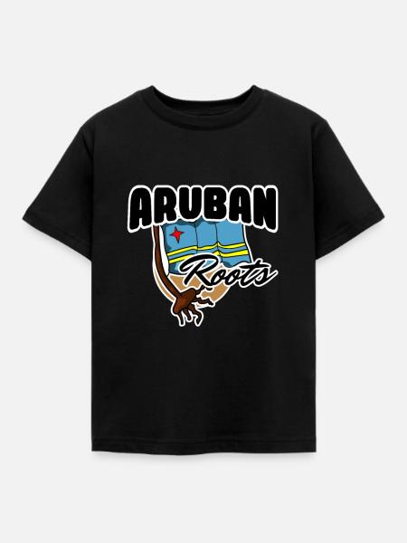 Aruba Land und Länder - Kinder T-Shirt - Schwarz