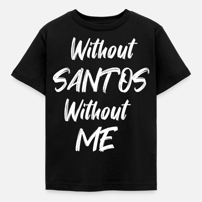 Santos santo - Kinder T-Shirt - Schwarz