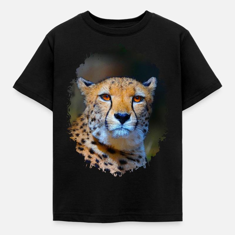 Guépard - T-shirt Enfant - noir