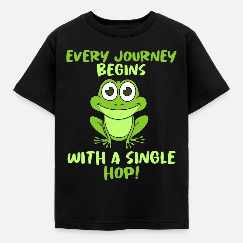 Frog - Kids' T-Shirt - black