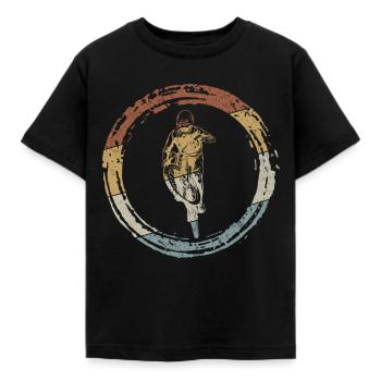 Dicton VTT - VTT Downhill & Mountain Bike - T-shirt Enfant - noir - Devant - AI Model Kid Female (0cm)