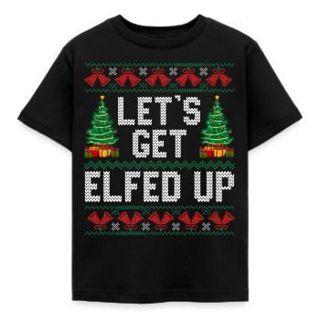 Citation de Noël pour la veille de Noël le 24 décembre - T-shirt Enfant - noir - Devant - AI Model Kid Female (0cm)