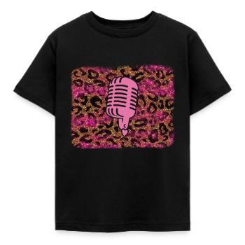 Sing - Kids' T-Shirt - black - Front - AI Model Kid Female (0cm)