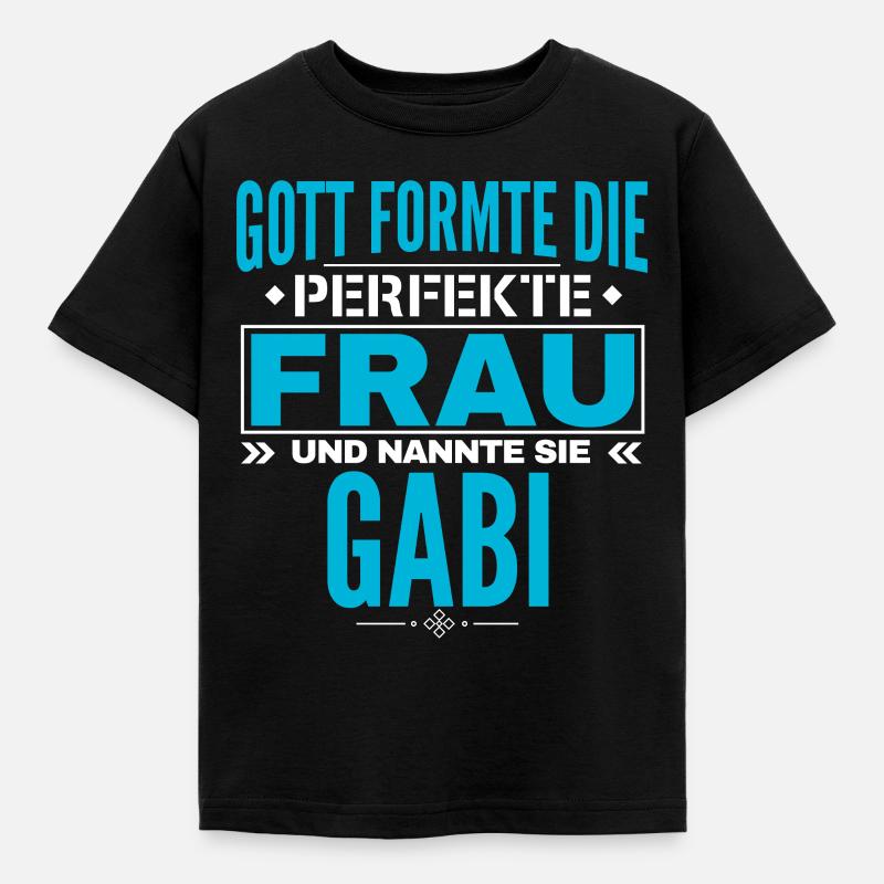 Conception du nom Gabi - T-shirt Enfant - noir