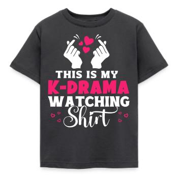Fan d’amant de K-Drama Korean Drama Merch - T-shirt Enfant - charbon - Devant - AI Model Kid Female (0cm)