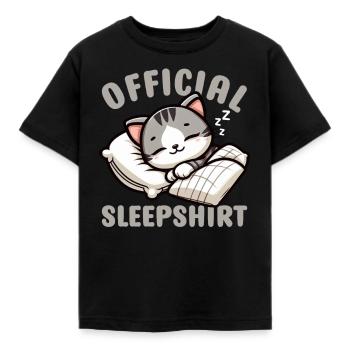 Official Sleeper American Short Lover - Kids' T-Shirt - black - Front - AI Model Kid Female (0cm)