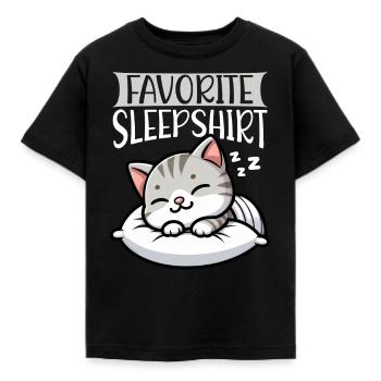 Official Sleeper American Short Lover - Kids' T-Shirt - black - Front - AI Model Kid Female (0cm)