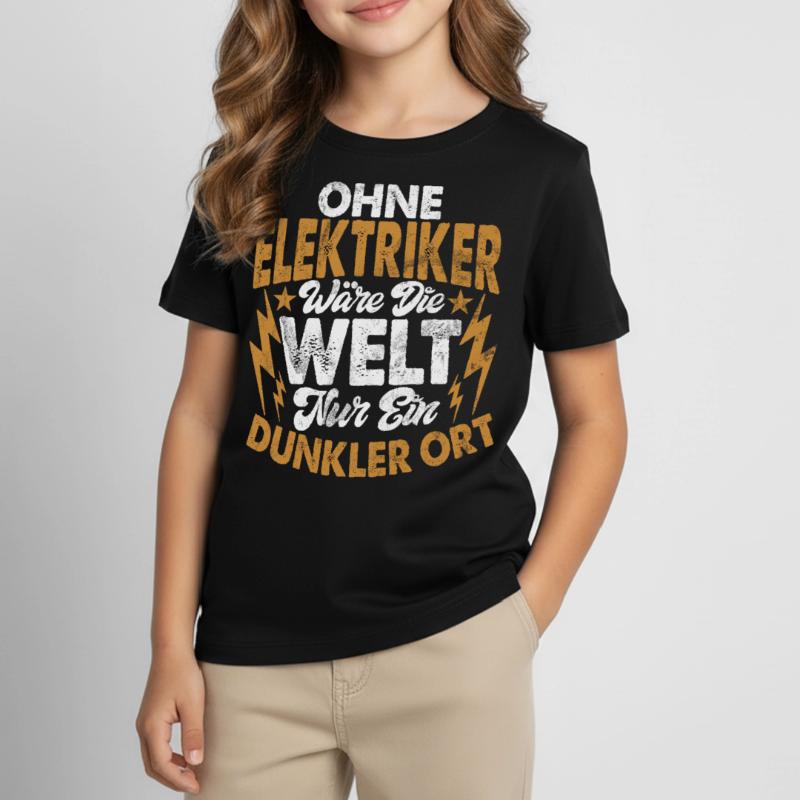 Electronics Technician Electrics Profession Volt Electrical Engineering Kids' T-Shirt